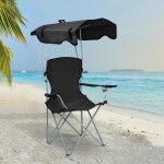 Yiyi. chaise pliante de camping et de p�che en plein air 50 * 50 * 90 / 120cm acier + tissu oxford noir. ...