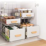 Yiyi. meuble sous - evier acier au carbone garde - corps rehauss� anti - culbutage des bouteilles et ...