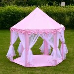 Yiyi. tente de jeu ch�teau de princesse pour enfants - homewell - rose.