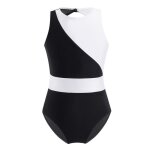 Yizyif enfant fille justaucorps de danse classique ballet gym leotard sans manches academique 4 - 14 ...