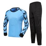 Yizyif unisexe enfant ensemble tenue football maillot de gardien de but foot training suit 7 - 12 ans ...