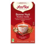 Yogi tea bio bonne nuit rooibos vanille 17 sachets 30g
