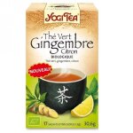 Yogi tea th vert gingembre citron 17 sachets