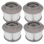 Yolistar 4 pcs pack de deux filtres pour spa cartouches filtrantes de remplacement pour jacuzzi gonflable ...
