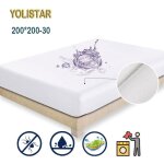 Yolistar - protège matelas 200x200 - 30cm alèse imperméable et micro respirante souple et silencieux Yolistar - protège matelas 200x200 - 30cm alèse imperméable et micro respirante souple et silencieux