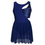 Yonghs - fr enfant fille robe danse classique paillette justaucorps gymnastique costume patinage 5 - ... Yonghs - fr enfant fille robe danse classique paillette justaucorps gymnastique costume patinage 5 - ...