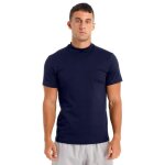 Yonghs maillot de corps homme tee - shirt manches courtes mock neck undershirt m - xxl