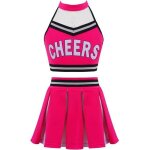 D�guisement pom - pom girl yoojia pour enfant fille - haut top et jupe danse 6 - 16 ans