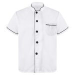 Yoojia veste de chef homme / femme restaurant cuisine h�tel blouson cuisinier uniforme de travail serveur ...