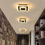 Ysilla plafonnier led moderne carr� cr�atif diamant couloir escalier cuisine salle � manger salon chambre ...