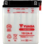 Yuasa - batterie moto 12v avec entretien sans pack acide yb12a - b / yb12ab Yuasa - batterie moto 12v avec entretien sans pack acide yb12a - b / yb12ab