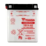 Yuasa - batterie moto 12v avec entretien sans pack acide yb14 - a2 / yb14a2 Yuasa - batterie moto 12v avec entretien sans pack acide yb14 - a2 / yb14a2