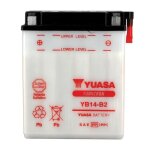 Yuasa - batterie moto 12v avec entretien sans pack acide yb14 - b2 / yb14b2