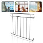 Yuenfong balustrade de balcon rampe de balcon en acier inoxydable fen�tres rambarde 100 x 90 cm