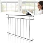 Yuenfong balustrade de balcon rampe de balcon en acier inoxydable fen�tres rambarde 128 x 90 cm