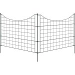 Yuenfong cl�ture d�tang en m�tal cl�ture d�corative pour chien cl�ture grillag�e kit complet 64x 77. ...