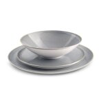 Yumi gris - service de vaisselle 18 pi�ces