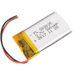 Batterie rechargeable lipo - lipo actif - modle 502535 - 3. 7v - 300mah - compacte