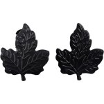 Yvan moins cher lot de 2 pinces � rideaux en m�tal d�cor feuille noir embrasse fen�tres - baie - petit ...