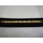 Yves camani double bracelet plaqu� or avec 32 pierres swarovski. 5001 - lg