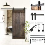 Yxn ? 200cm quincailleri kit de rail pour porte coulissante ensemble industriel pour porte suspendue ...