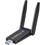 Yyv carivent cl� wifi puissante ac1300 mbps cl� wifi usb 3. 0 double bande adaptateur wifi 24 g / 58 ...