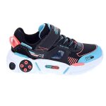 Zapatillas enfant skechers gametronix - noir / bleu - lacets