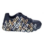 Baskets fille - skechers - uno lite - lacets - tige textile - talon plat
