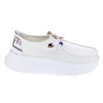 Mocassins hey dude pour femme - mod�le wendy peak - blanc
