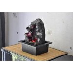Fontaine dintrieur zenlight bouddha spiritualit - eclairage led - scfrbl2 - marron
