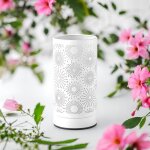 Calorya n�15 br�leur �lectrique & diffuseur de fondant parfum� - m�tal ajour� commande tactile 3 intensit�s ...