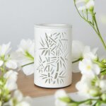 Diffuseur �lectrique - zenar�me - calorya n�5 - coupelle amovible - porcelaine blanche - �clairage multicolore ...