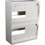 Zenitech coffret �lectrique nu � �quiper 2 rang�es 26 modules blanc