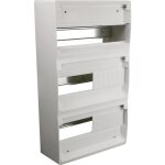 Zenitech coffret �lectrique nu / � �quiper 3 rang�es 39 modules blanc