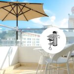 Zerodis attach pour parasol de jardin support de parasol pour balustrade ou table de balcon porte parapluie ...