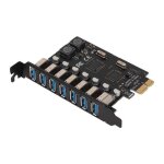 Zerodis carte pci express carte dextension pcie vers usb 3. 0 5 gbps haute vitesse 4a alimentation via ...