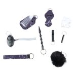 Zerodis ensemble de porte - cls de scurit pour femmes 9 pices ensemble de porte - cls de scurit ...