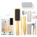 Zerodis ensemble pro de 10pcs pour le soin des pieds - elimine callosits peaux mortes et cors - pedicure ...
