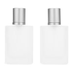 Zerodis flacon vaporisateur de parfum rechargeable 2 pcs parfum vaporisateur verre pais tapis transparent ...