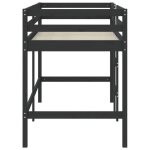 Zerodis lit mezzanine enfants chelle 90x190 cm bois pin massif cn016 ab835894
