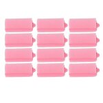 Zerodis rouleau  cheveux en mousse 12pcs mousse ponge rouleau de cheveux professionnel home salon portable ...