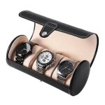 Zerodis rouleau de montre ()etui montre bote  montre ronde bote de rangement pour montres horloger ...