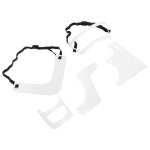 Zerodis modle de style de barbe ensemble de 5 gabarits de barbe coupe de cheveux coupe de barbe kit ...
