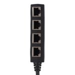 Zerone adaptateur r�partiteur 1 � 4 rj45 adaptateur de r�partiteur rj45 1 � 4 ports transmission en douceur ...