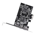 Zerone carte de contr�le pcie carte contr�leur pci - e pci express firewire 1394a ieee 1394 avec c�ble ...