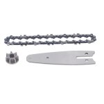 Zerone mini tron�onneuse �lectrique 4 pouces - plaque guide de tron�onneuse - chaine de tron�onneuse