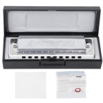 Harmonica - zerone - am - 20d - 10 trous - clé e - base en laiton 10mm Harmonica - zerone - am - 20d - 10 trous - clé e - base en laiton 10mm