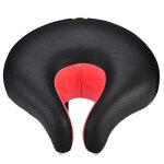 Zhu - selle vtt sans nez (noire et rouge)