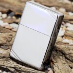 Zippo haute teneur vintage chrome lighter