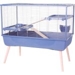 Zolux cage grillage lapin et rongeur sur pieds 2 tages - l. 99 x l. 54 x h. 92 cm - neolife - zolux ...